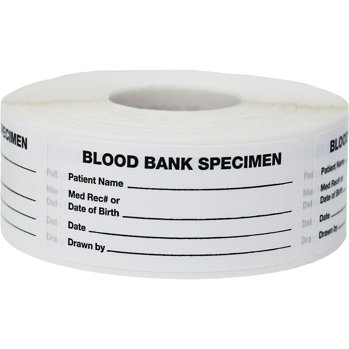 Blood Bank Specimen Info Labels