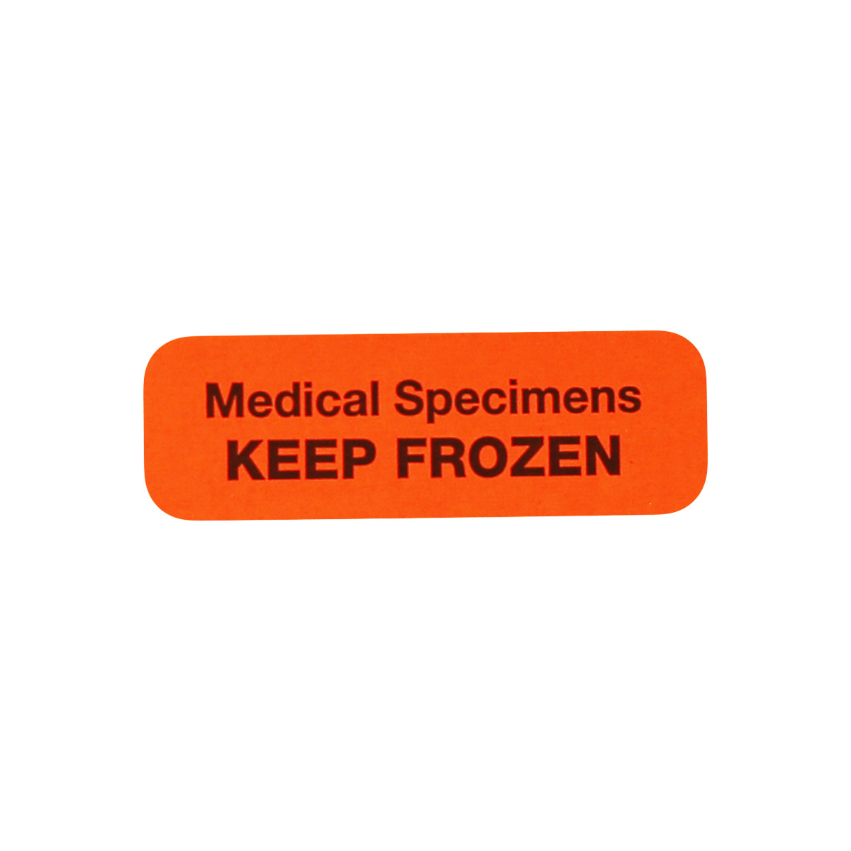 Keep Frozen Medical Specimens Warning Labels