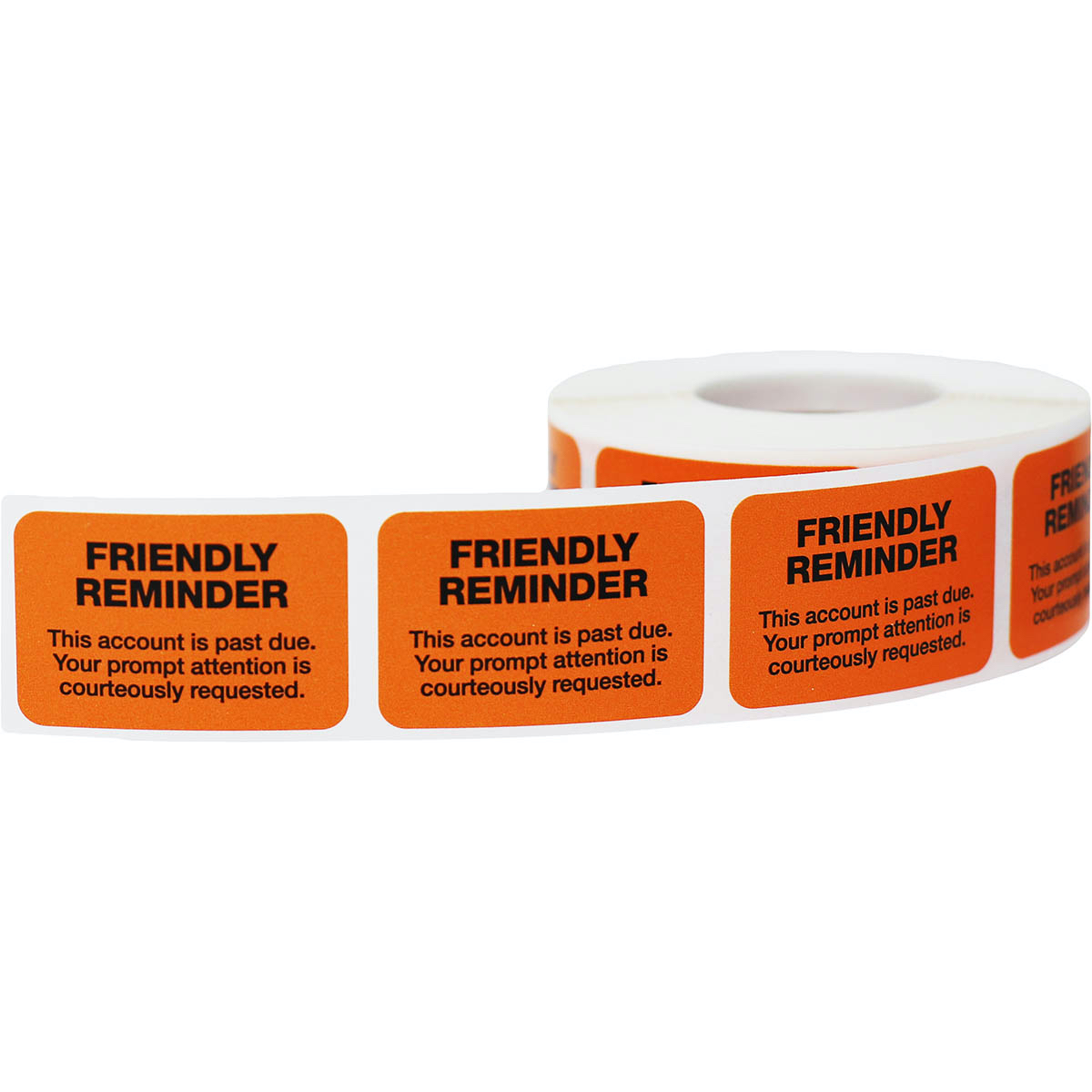 Friendly Reminder Account Overdue Labels - Free Shipping