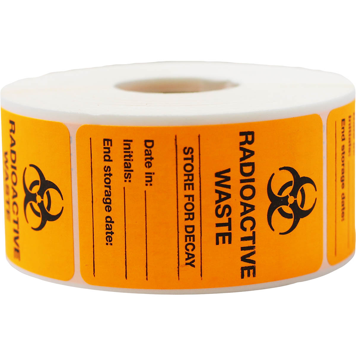 Radioactive Waste Store For Decay Diagnostic Labels