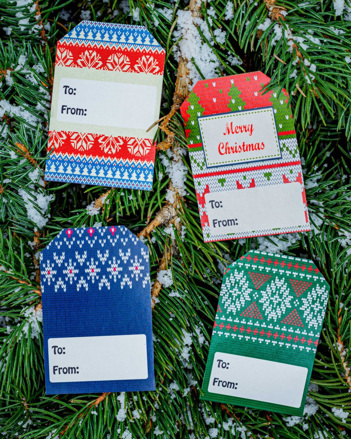 Wrapping Labels, Christmas Tags