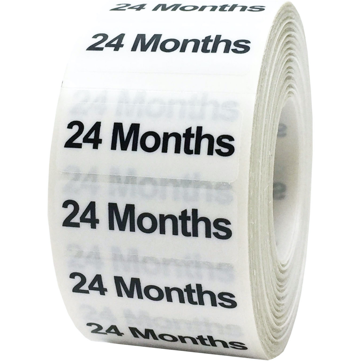 Ultra Clear Baby and Toddler Size Labels for Retail Shirts 1.25" x 5"