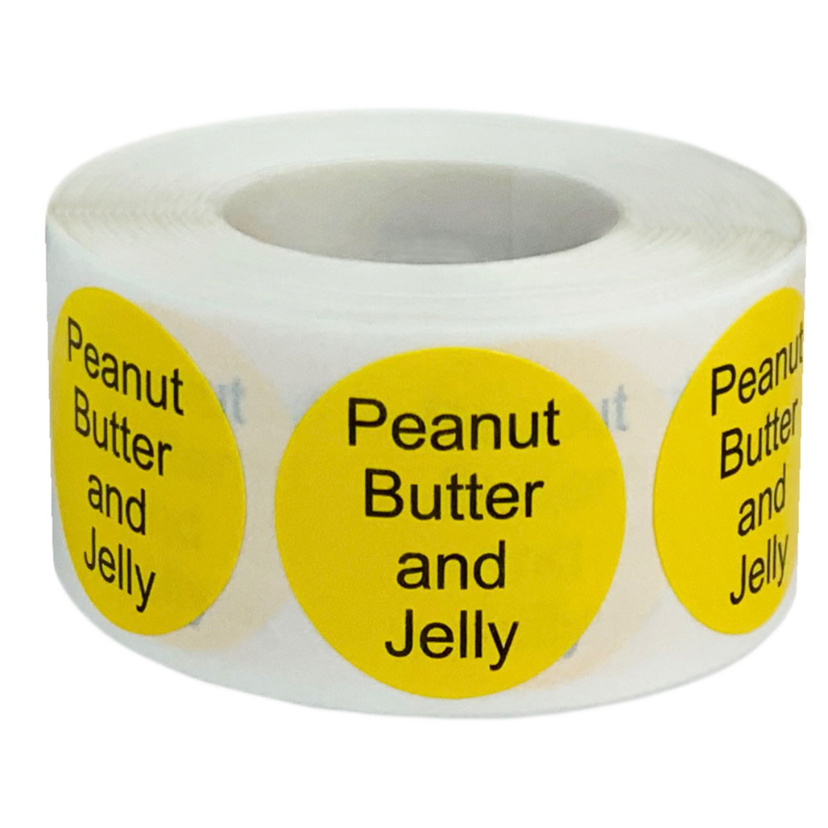Deli Peanut Butter and Jelly Labels Round 1" Inch | InStockLabels.com