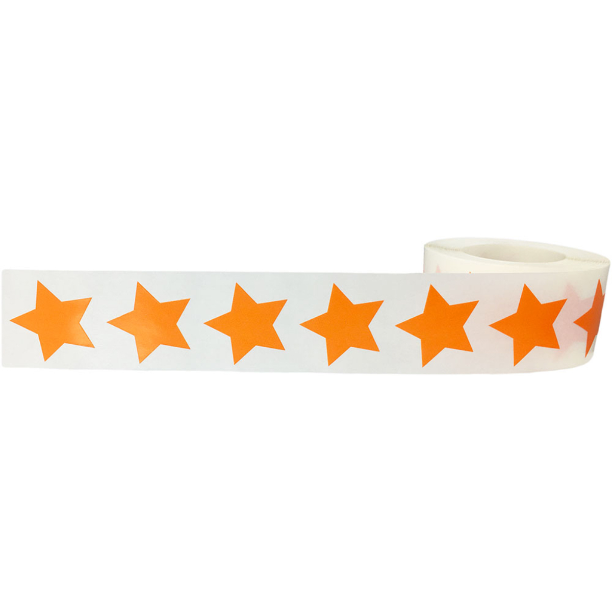 Orange Star Stickers 1" Inch