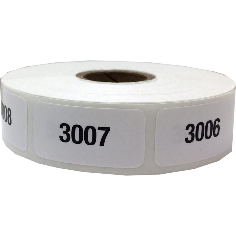 03001-04000 Barcode Labels 03001-04000 Continuous 5-Digit DGUV Testing Barcode Labels 1,000 Pieces Barcode Electrical Engineering Code128 Self- Adhesive 50 X 17 Mm (03001-04000 - View #11