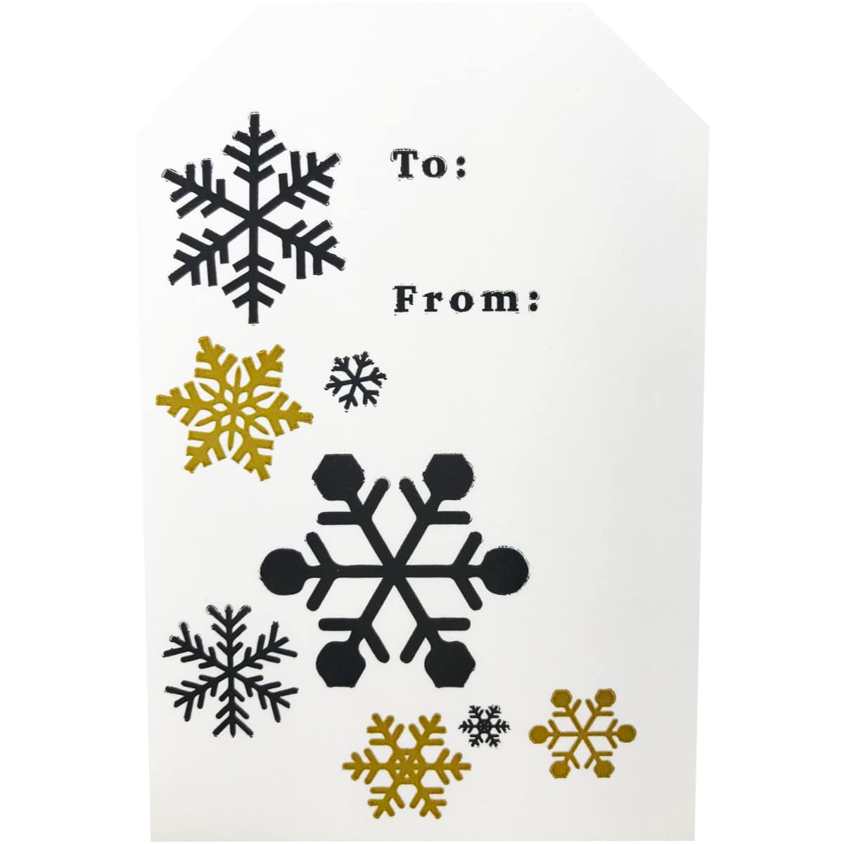 Snowflakes Gift Stickers
