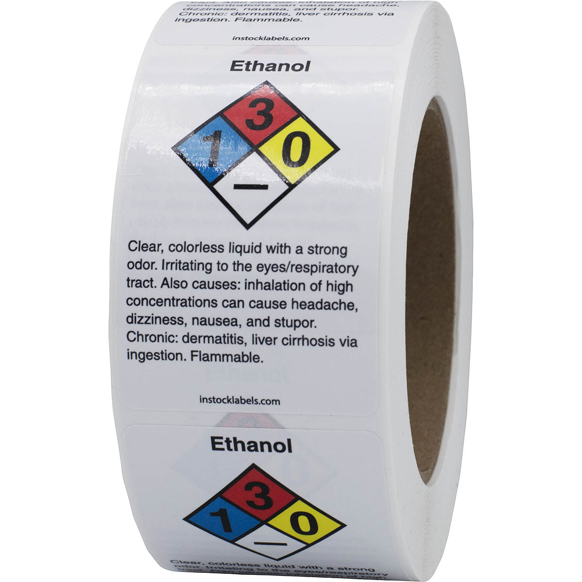 Ethanol Chemical NFPA Warning Labels