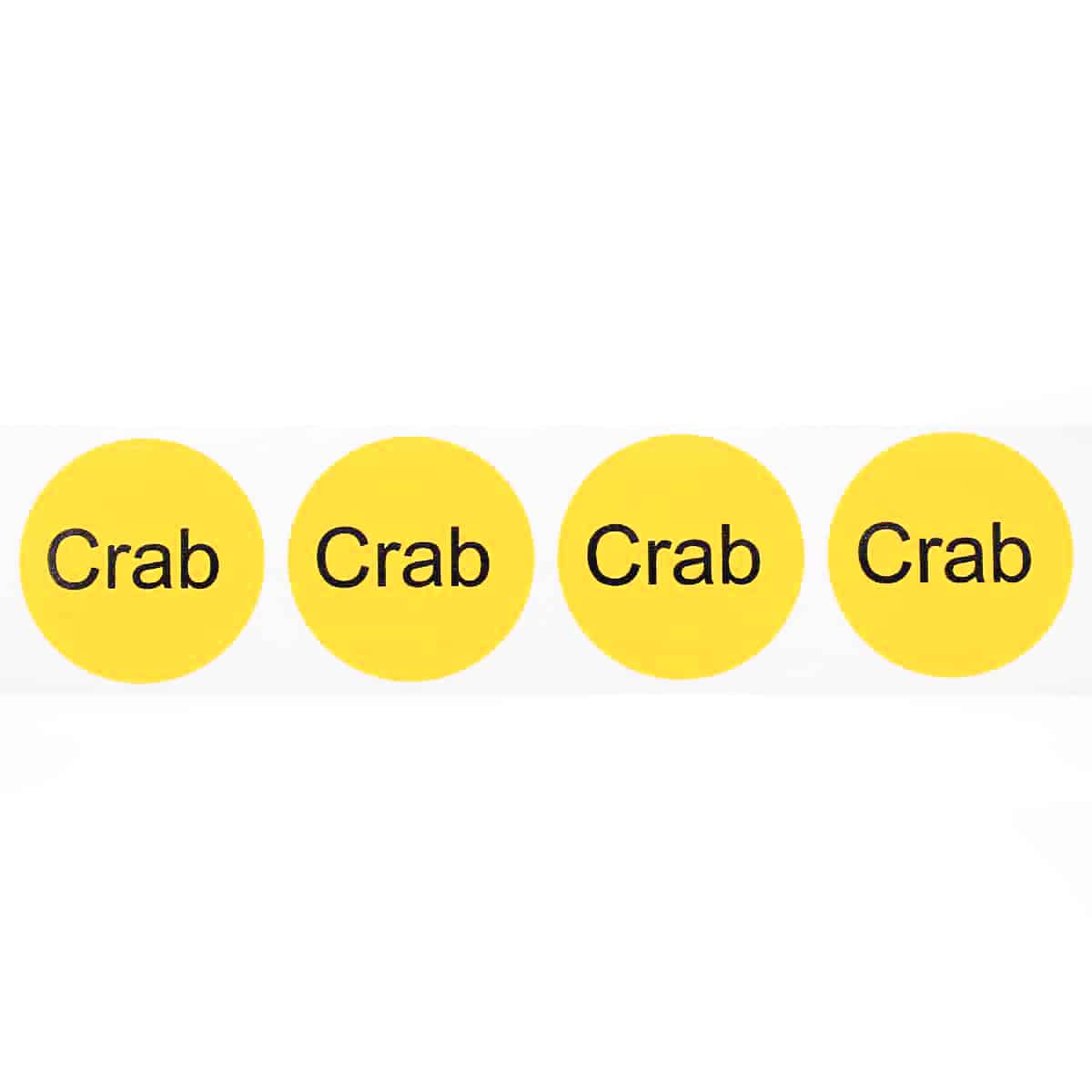 Crab Deli Labels