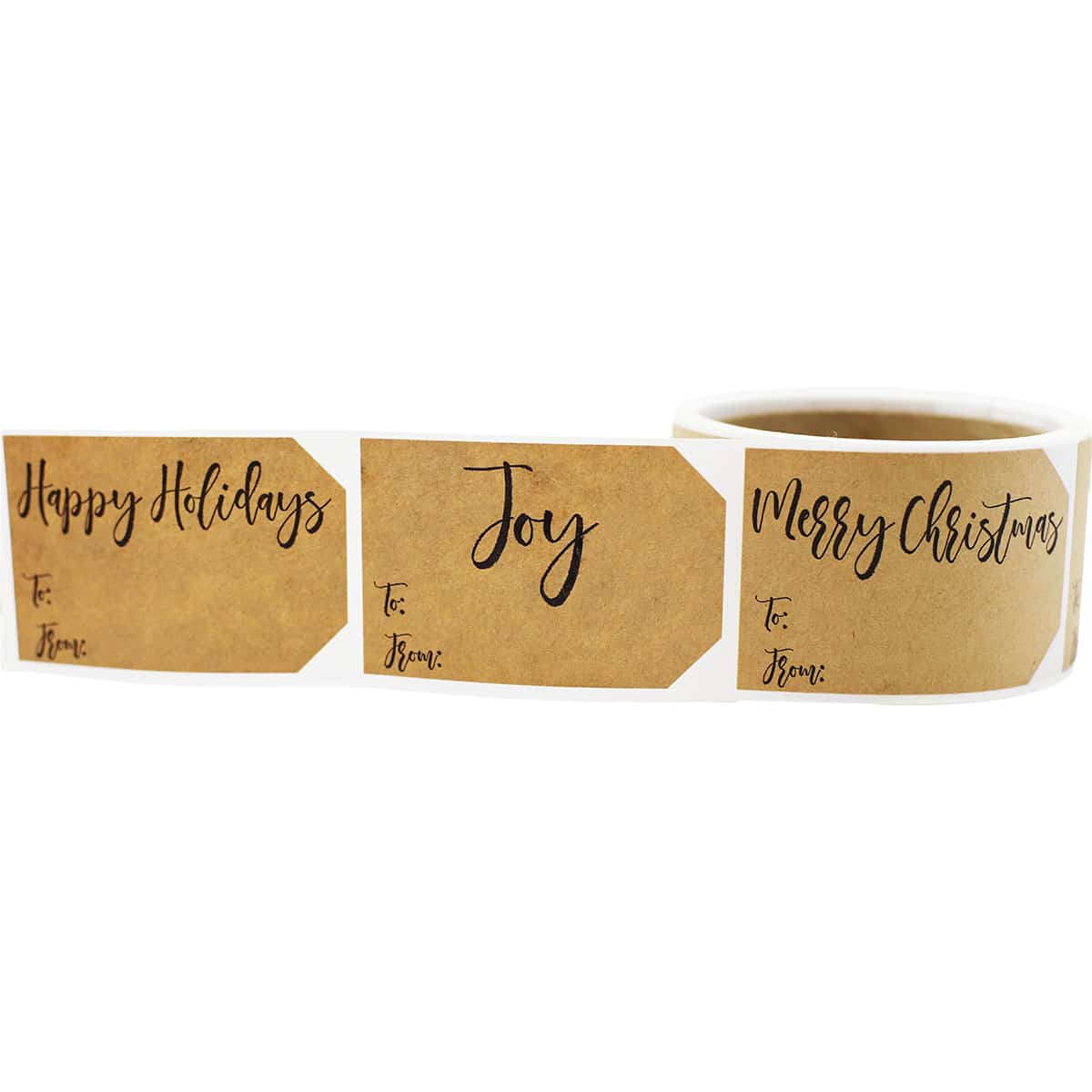 Country Kraft Merry Christmas Gift Tags