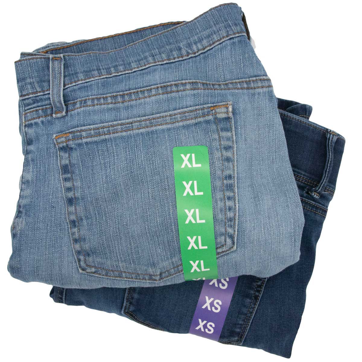 1.25 inch  Shoe & Clothing Size: (2XL) XX-Large Stickers