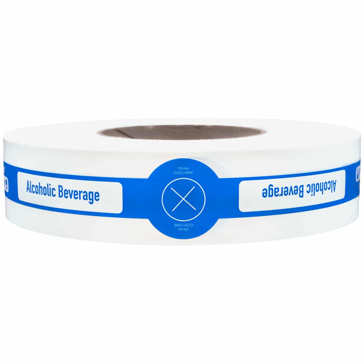 Alcohol Tamper To-Go Drink Lids and Straws Labels | 10" Long