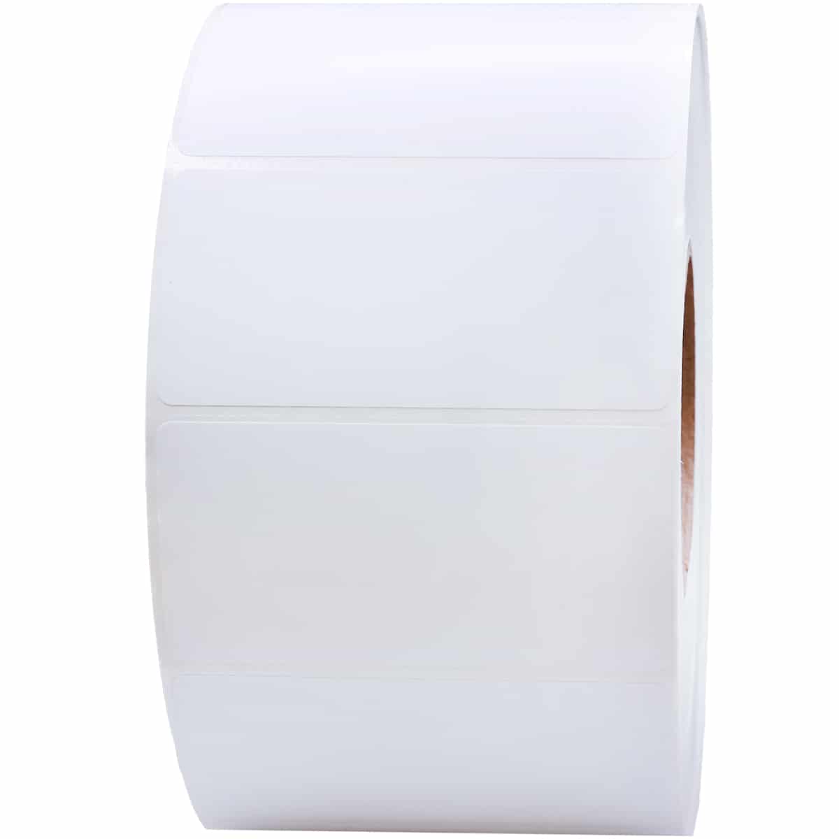Thermal Transfer Perforated White Labels | 3" Inch Core | 4" x 2" | 3000 Count