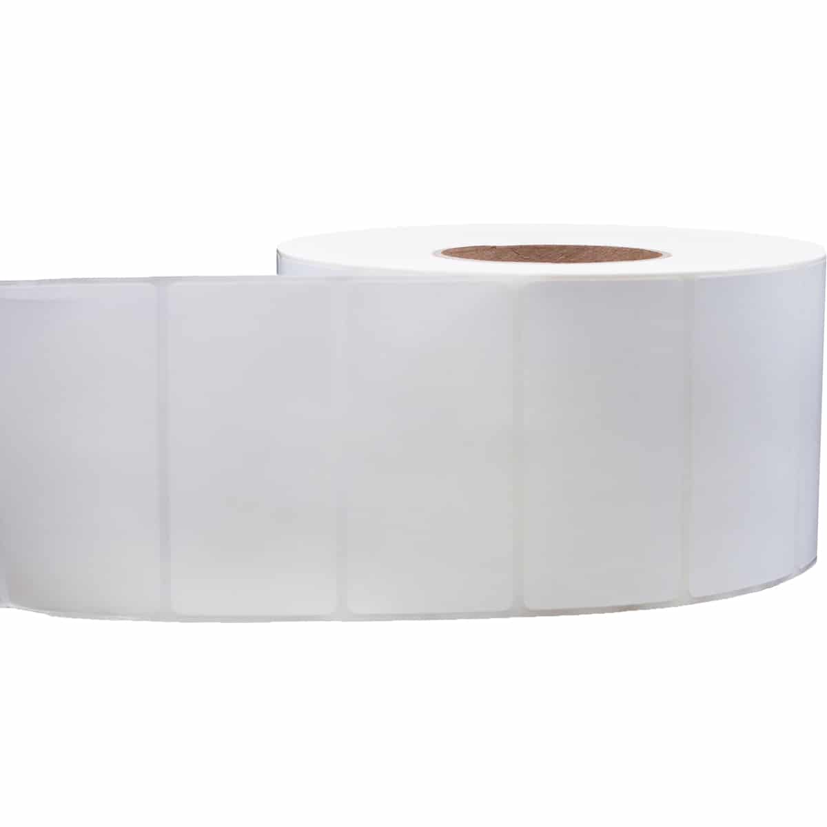 Thermal Transfer Perforated White Labels | 3" Inch Core | 4" x 2" | 3000 Count
