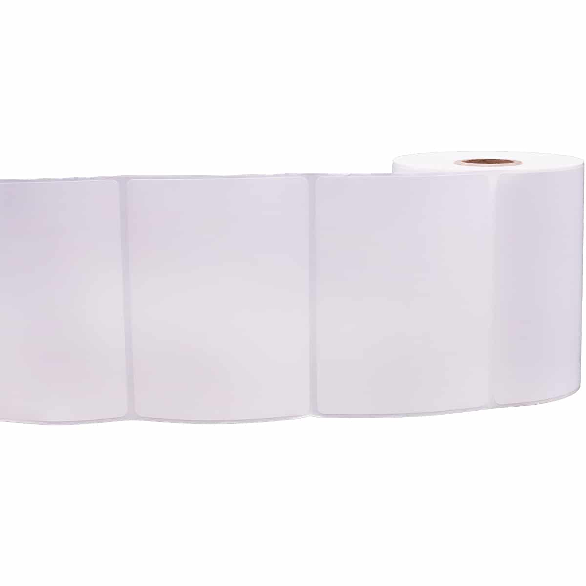 Direct Thermal Perforated White Labels | 1" Inch Core | 4" x 3" | 500 Count