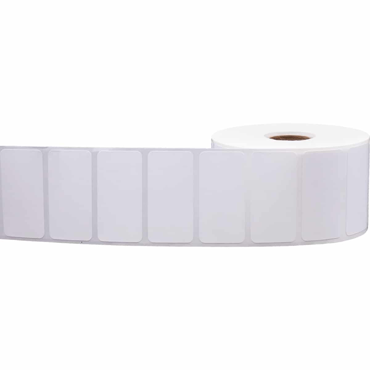 Direct Thermal Perforated White Labels | 1" Inch Core | 2" x 1" | 1375 Count