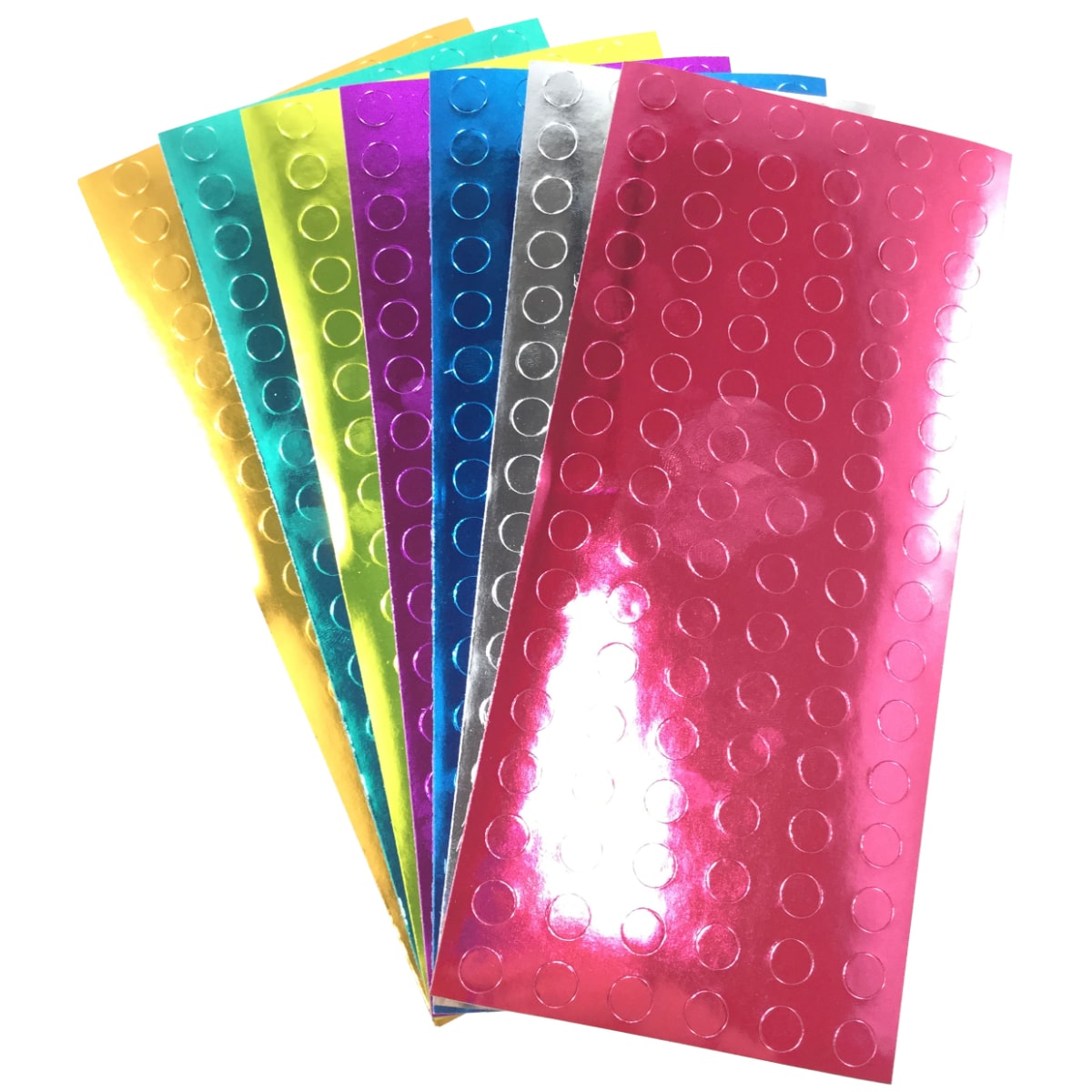 Tiny Color Dot Stickers Seven Pack 1/4" Round