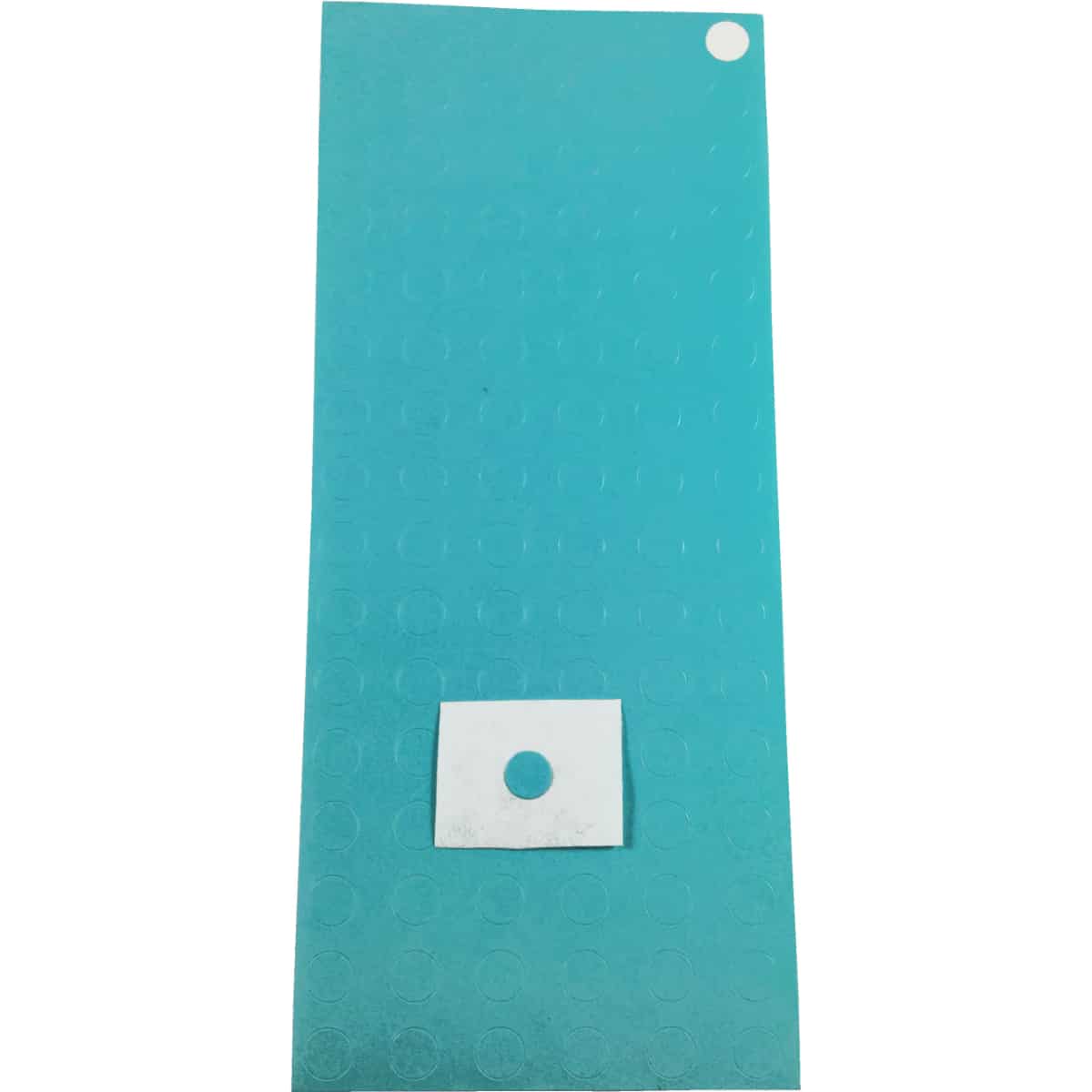 Tiny Teal Color Dot Stickers 1/4" Round