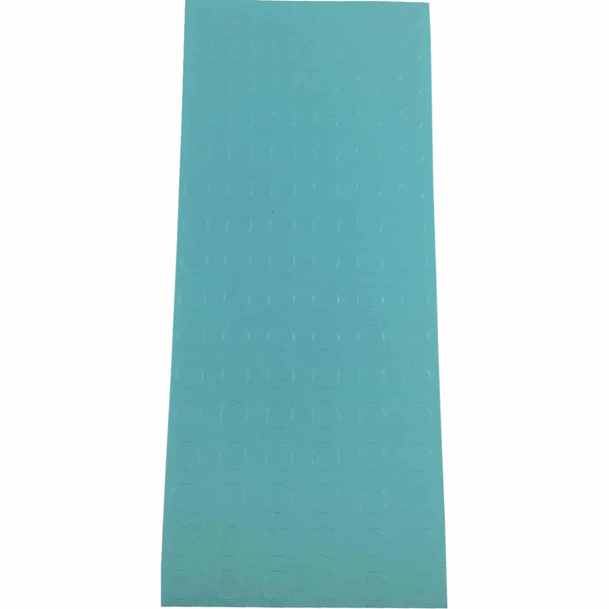 Tiny Teal Color Dot Stickers 1/4" Round