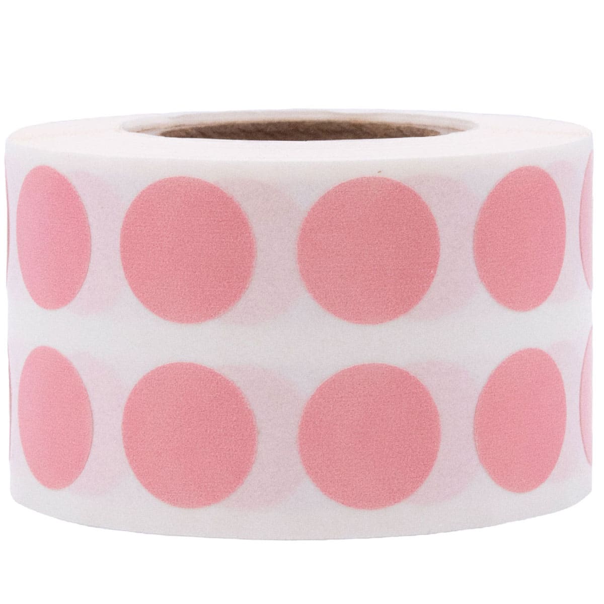 Small Pink Dot Stickers 1/2" Round