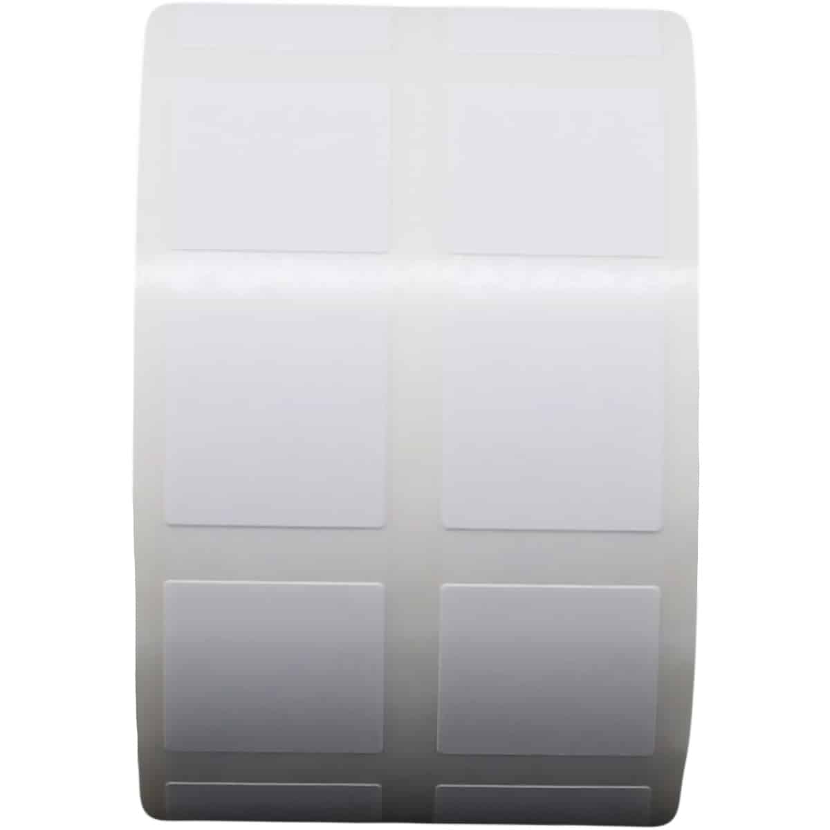 Small White Stickers 1/2" Square