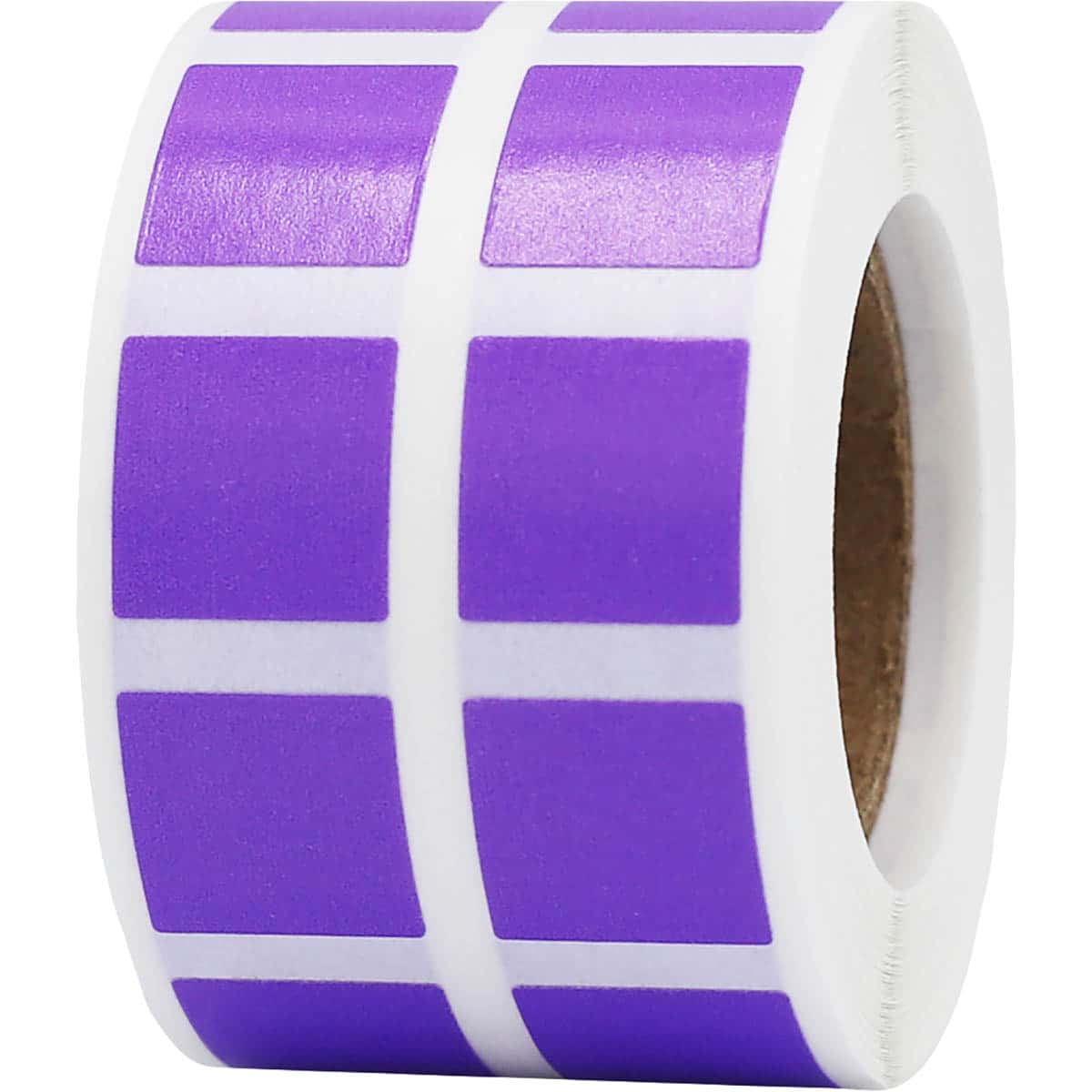 Small Purple Stickers 1/2" Square