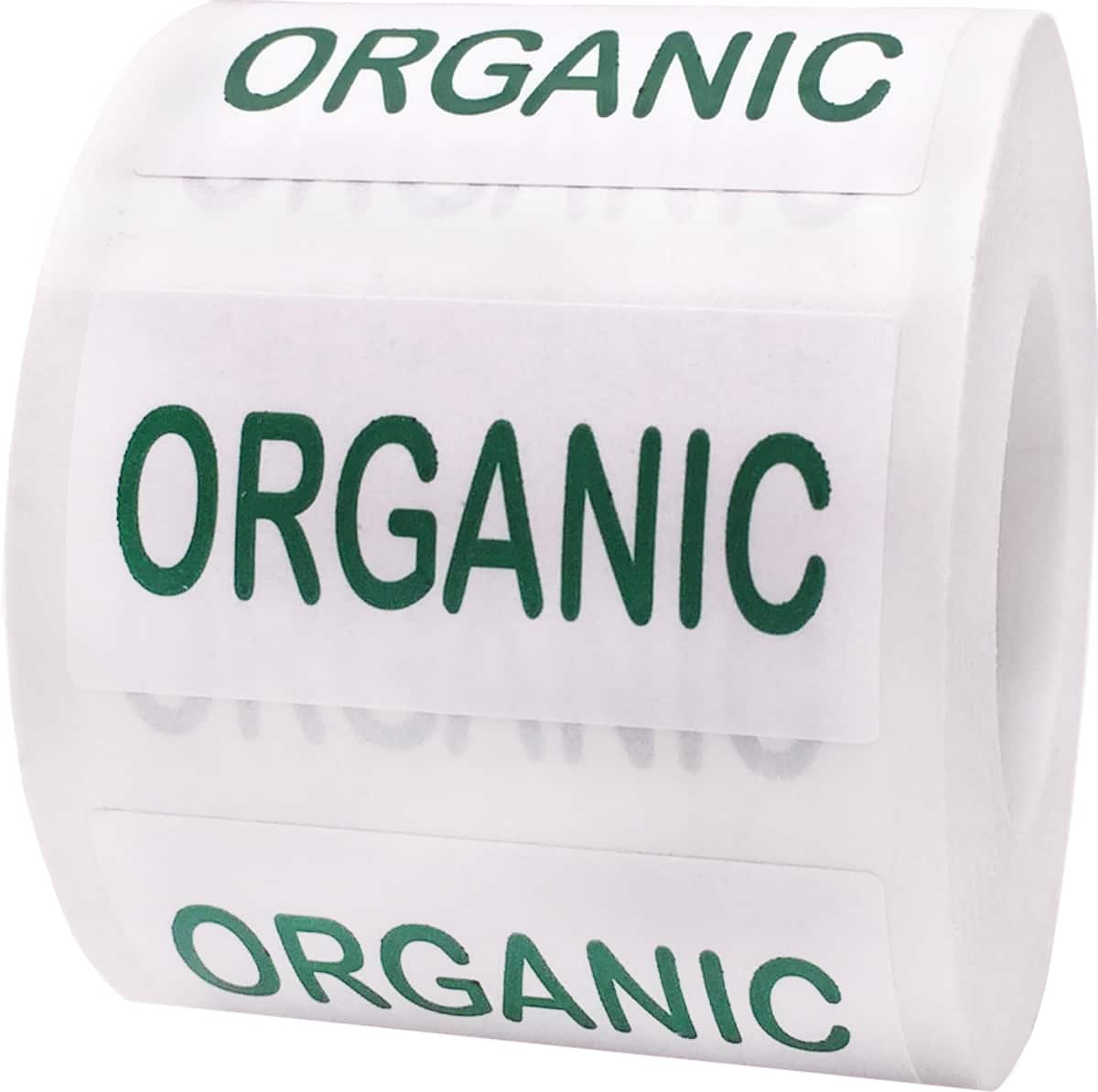 Organic Labels 0.75" x 1.5"