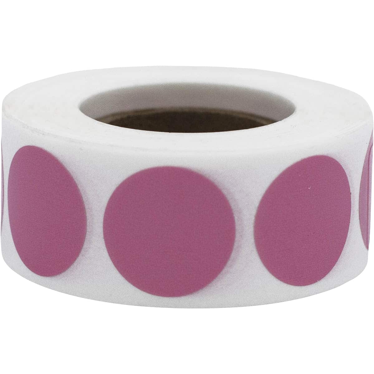 Pink Color Code Labels 3/4" Round