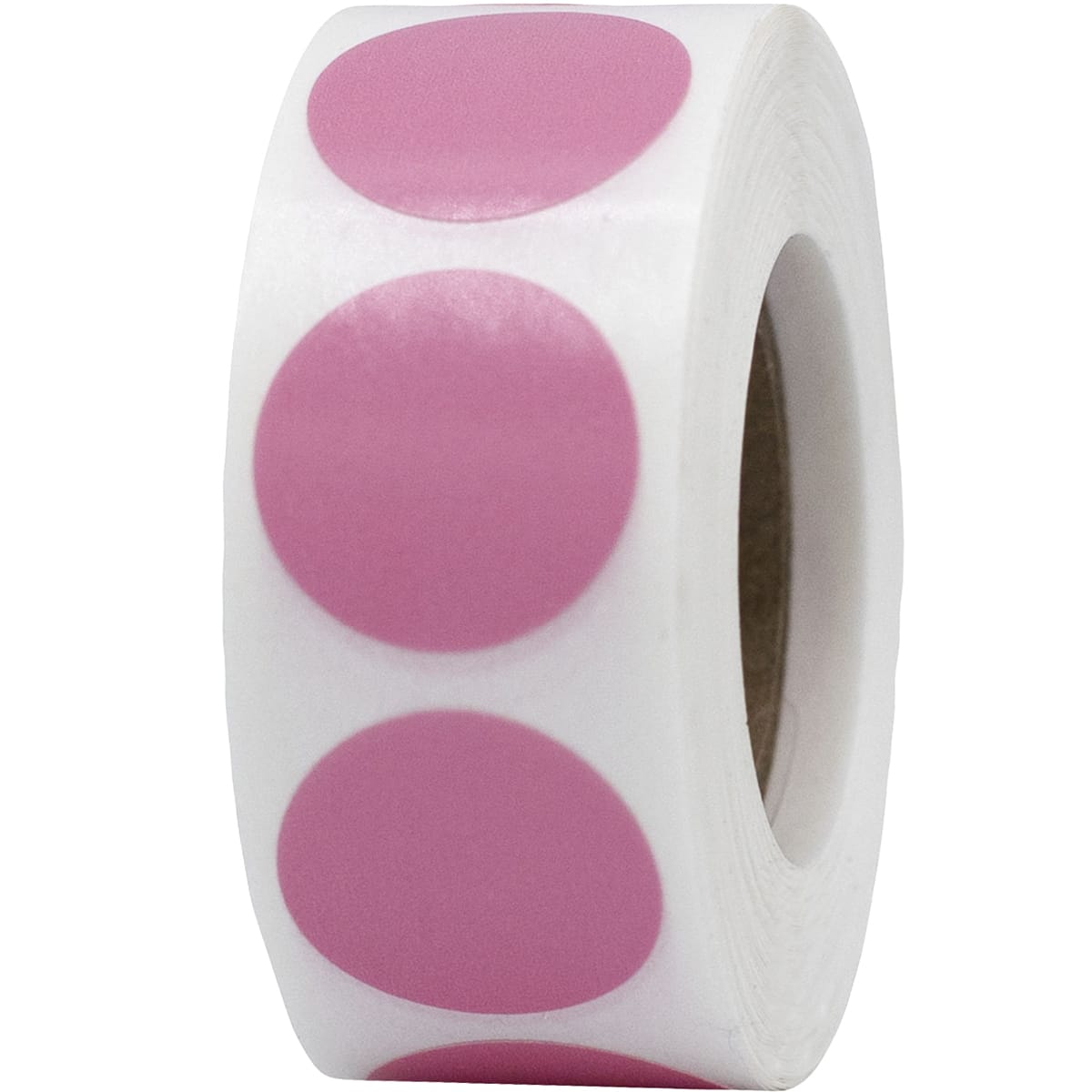 Pink Color Code Labels 3/4" Round