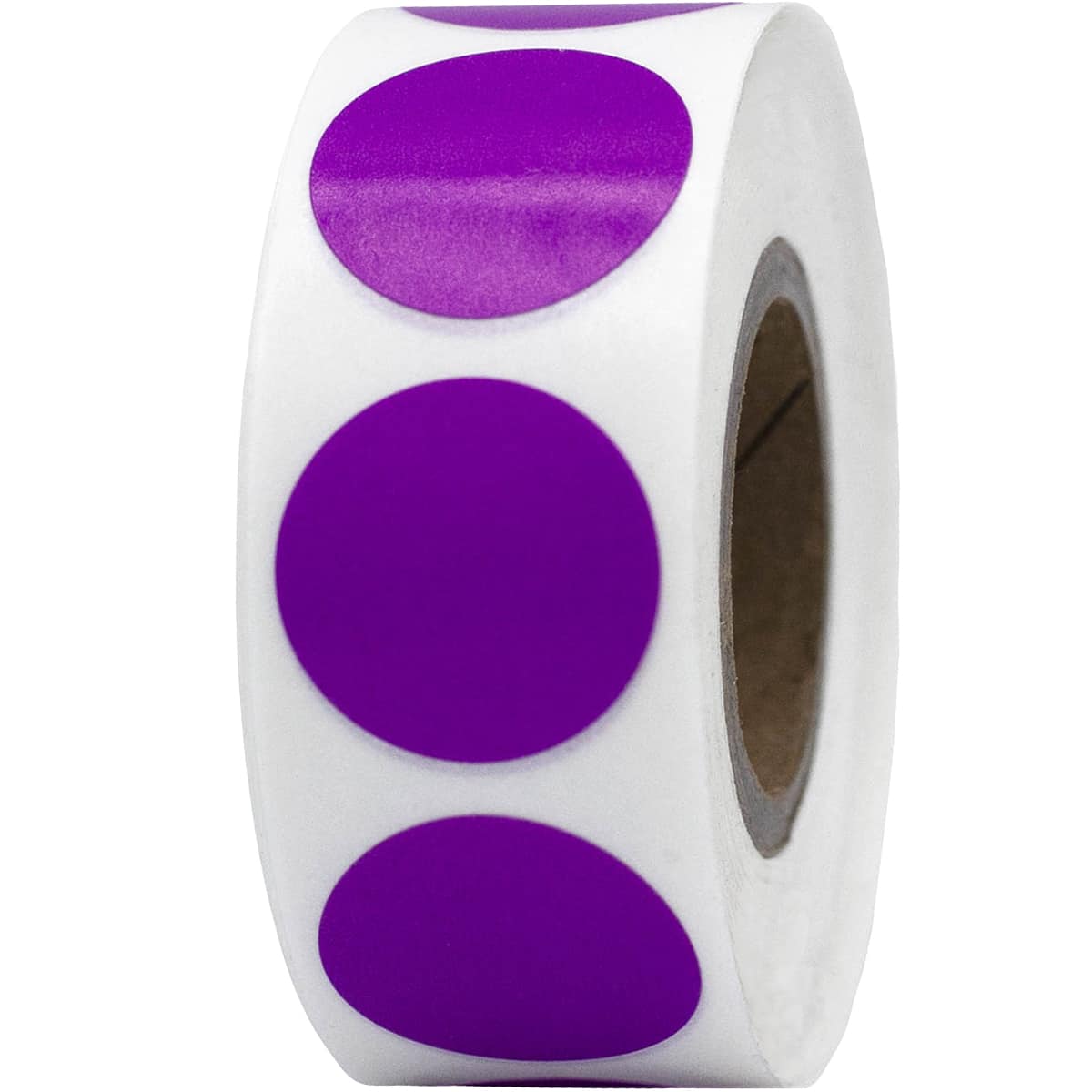 Lilac Color Code Labels 3/4" Round