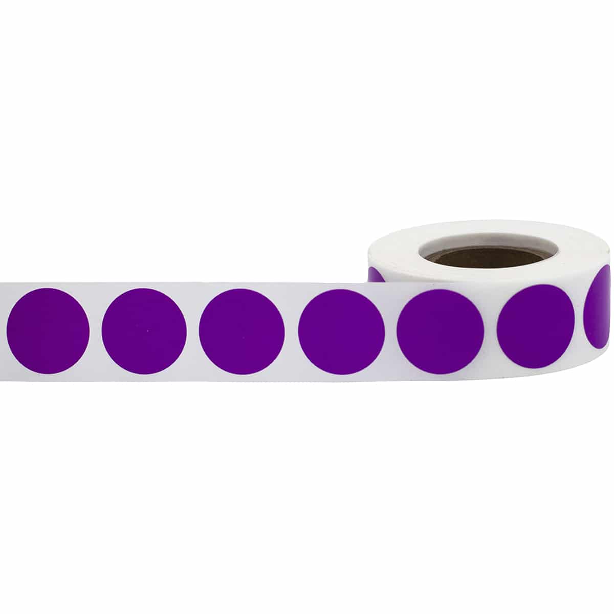 Lilac Color Code Labels 3/4" Round