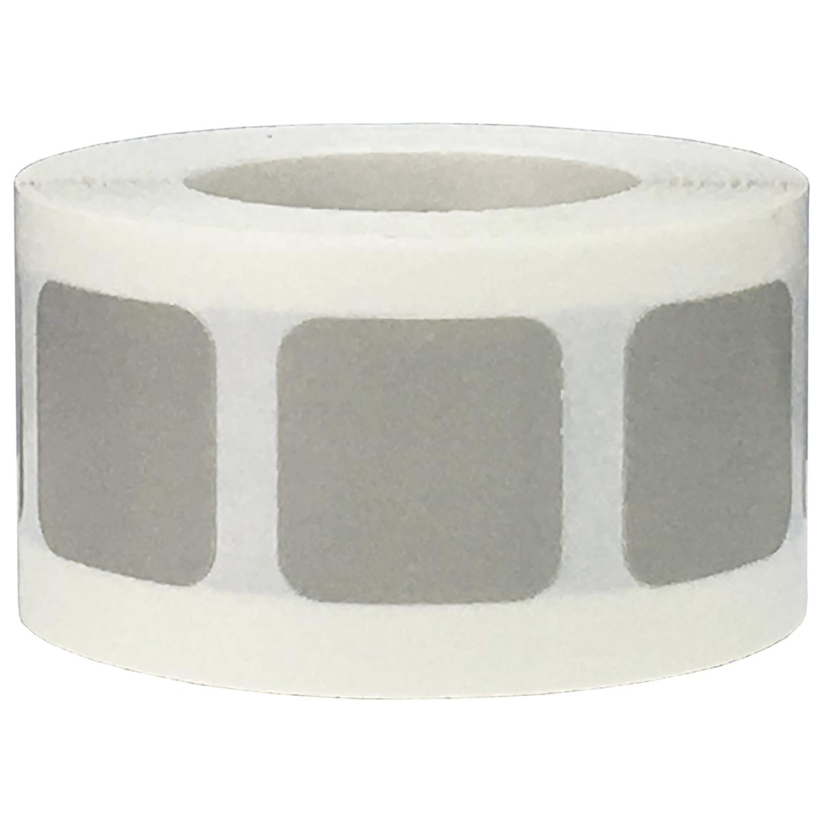 Grey Colored Labels 3/4" Square