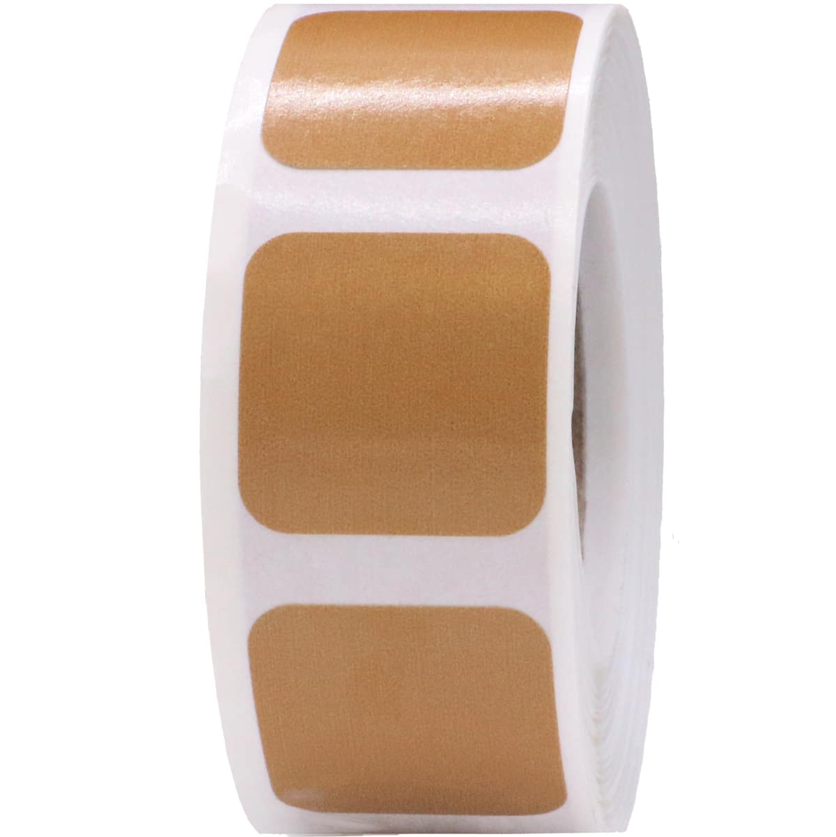 Tan Colored Labels 3/4" Square