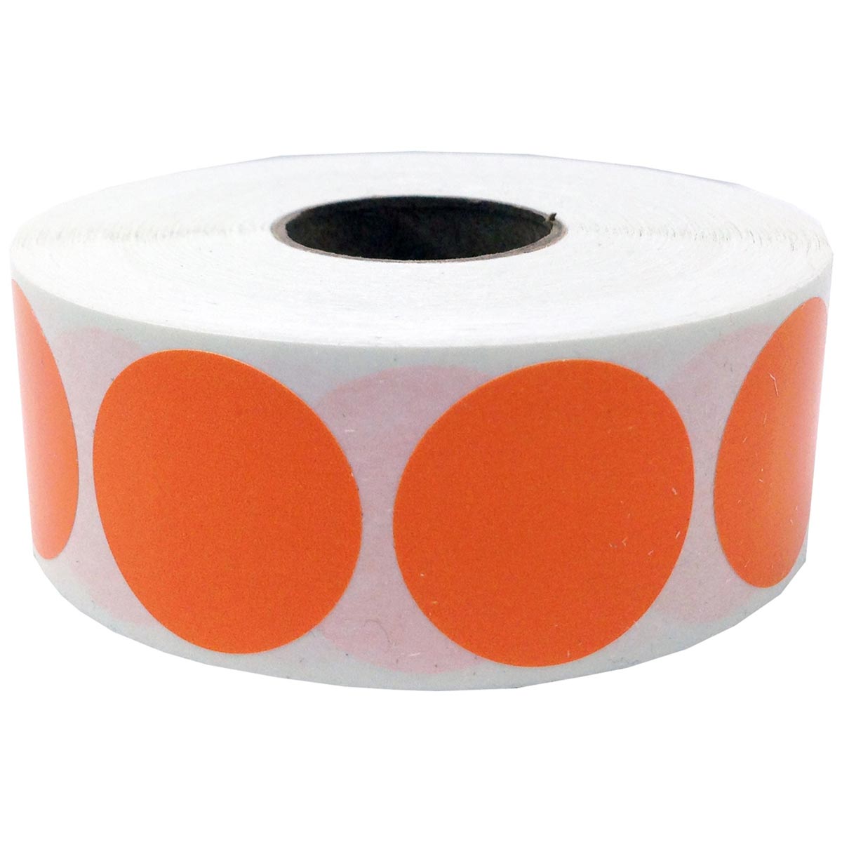 Orange Labels 1" Round