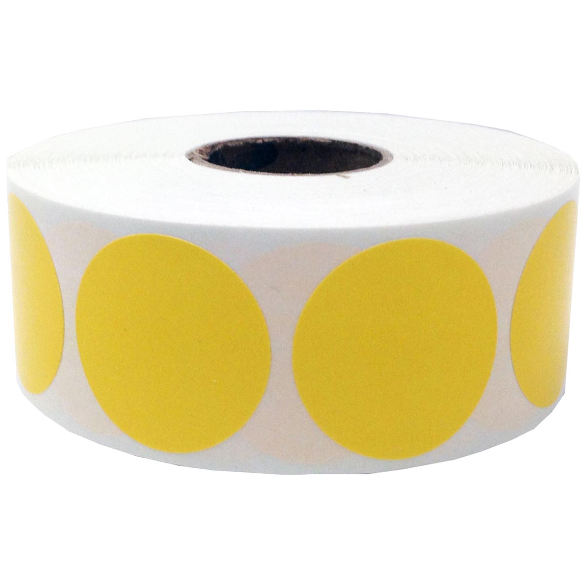 Yellow Labels 1" Round