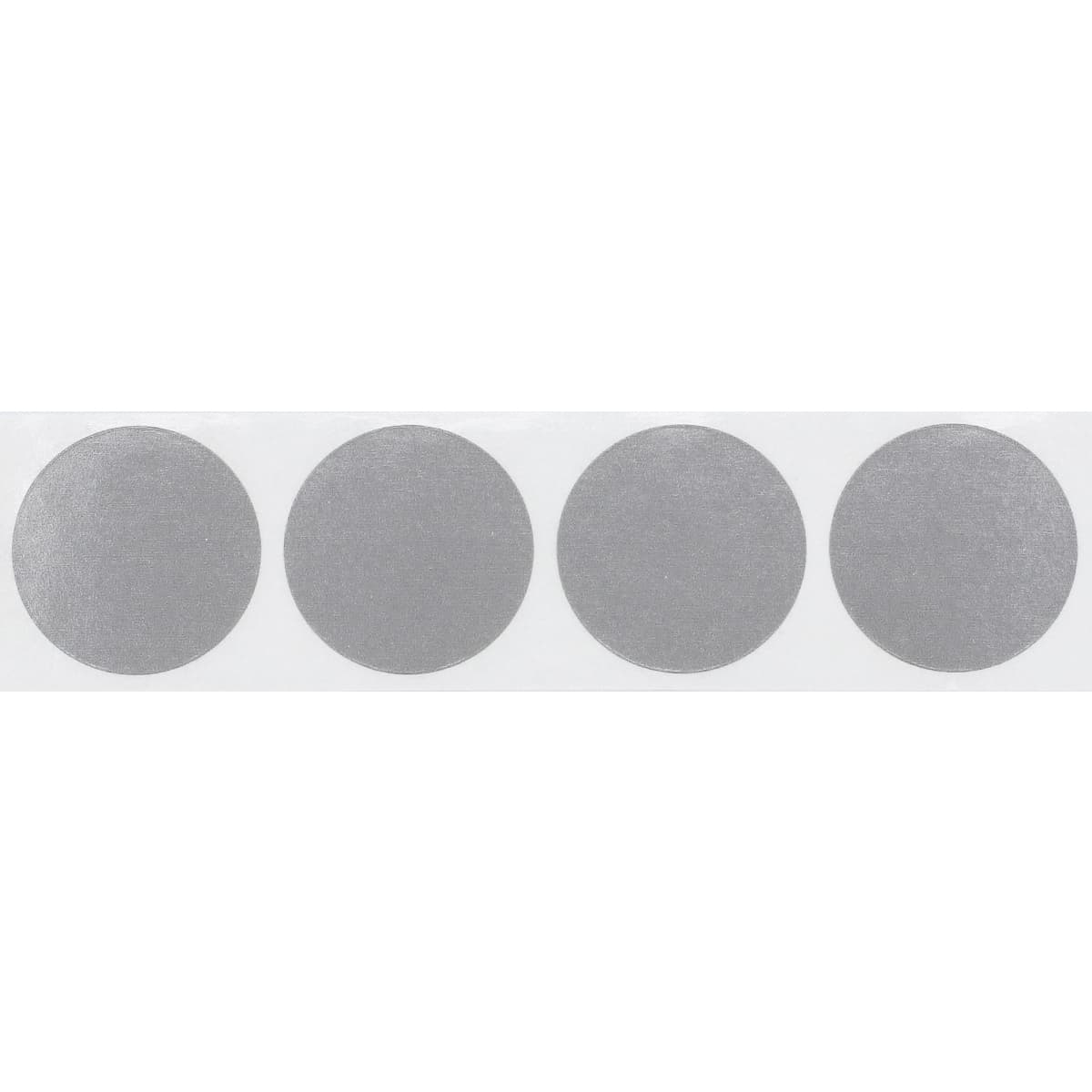 Grey Colored Labels 1" Round