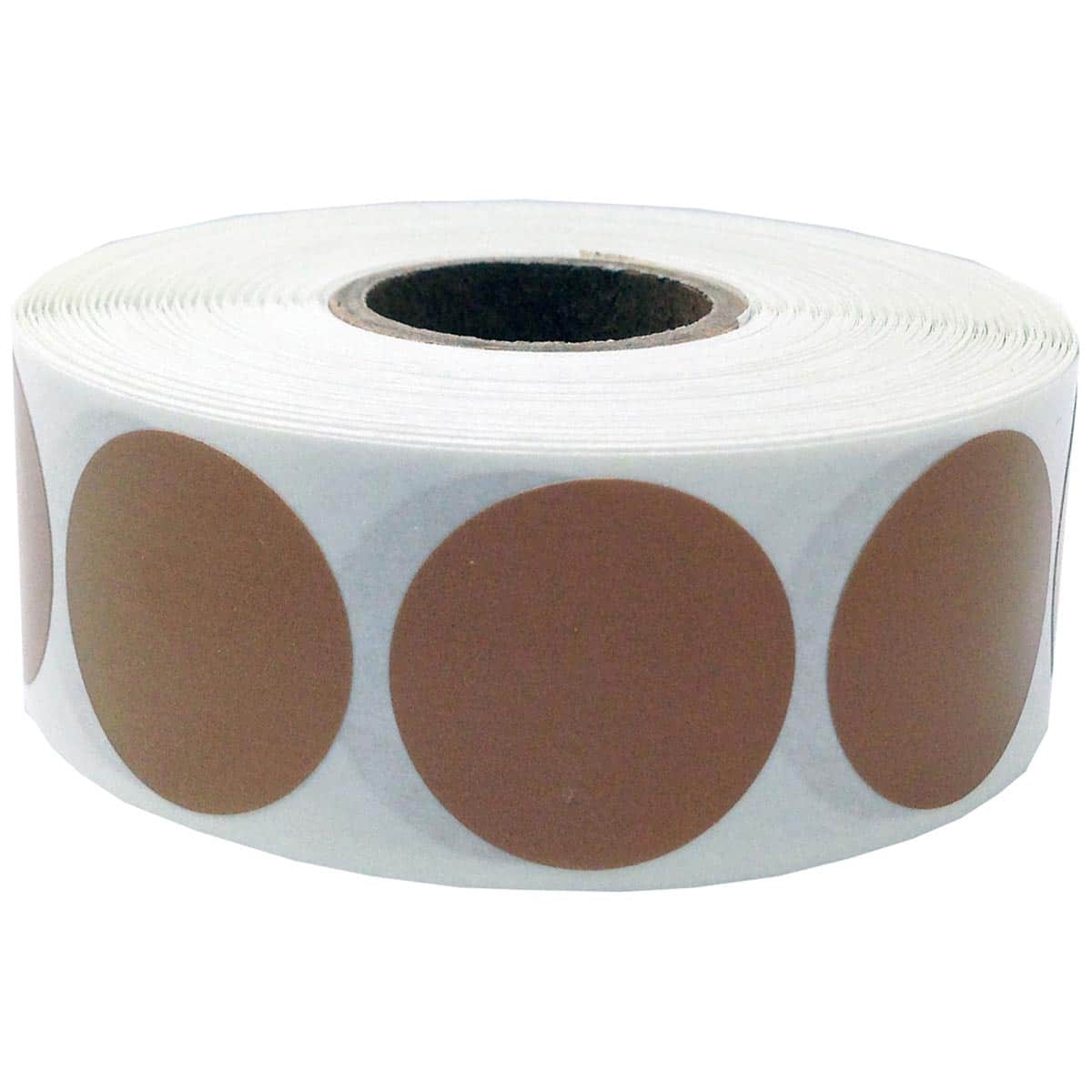 Tan Colored Labels 1" Round