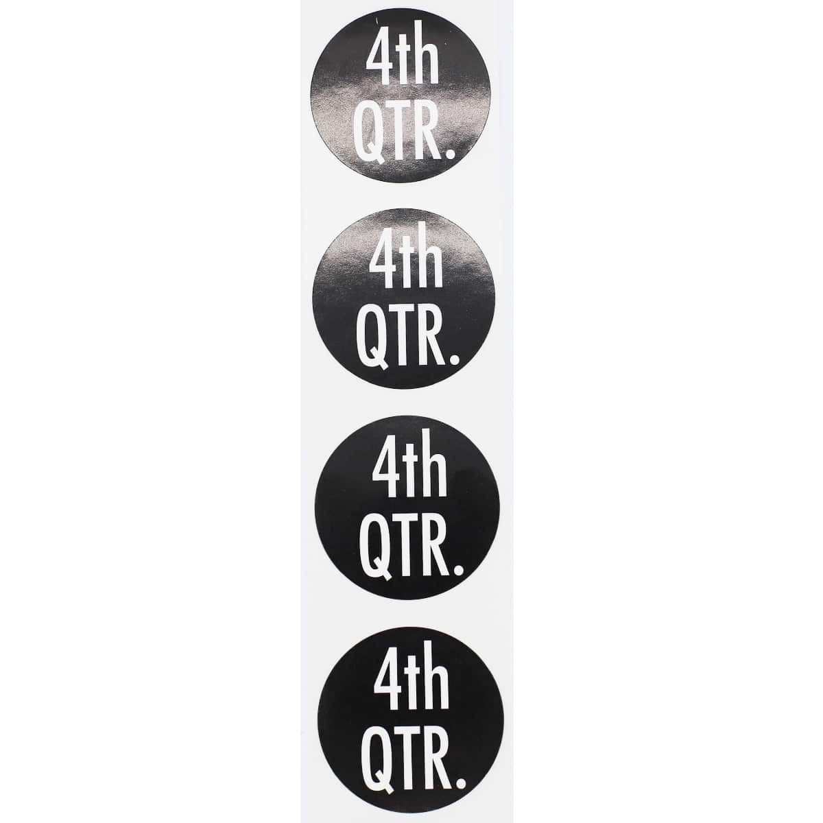 4th Quarter Inventory Labels 1.5"