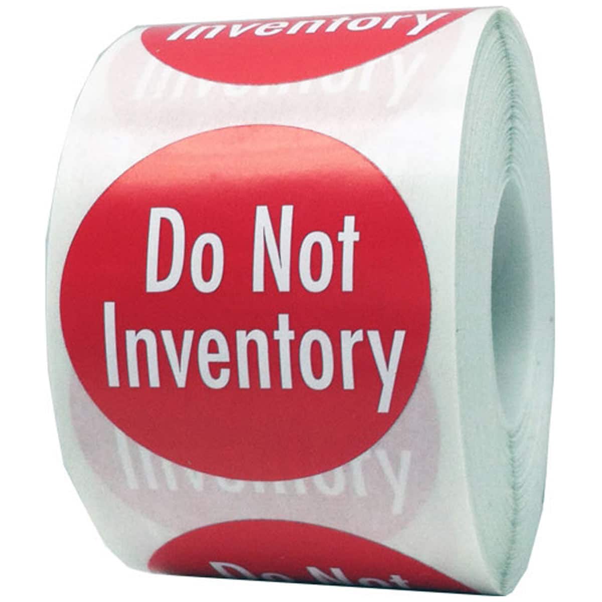 Do Not Inventory Warehouse Labels 1.5"