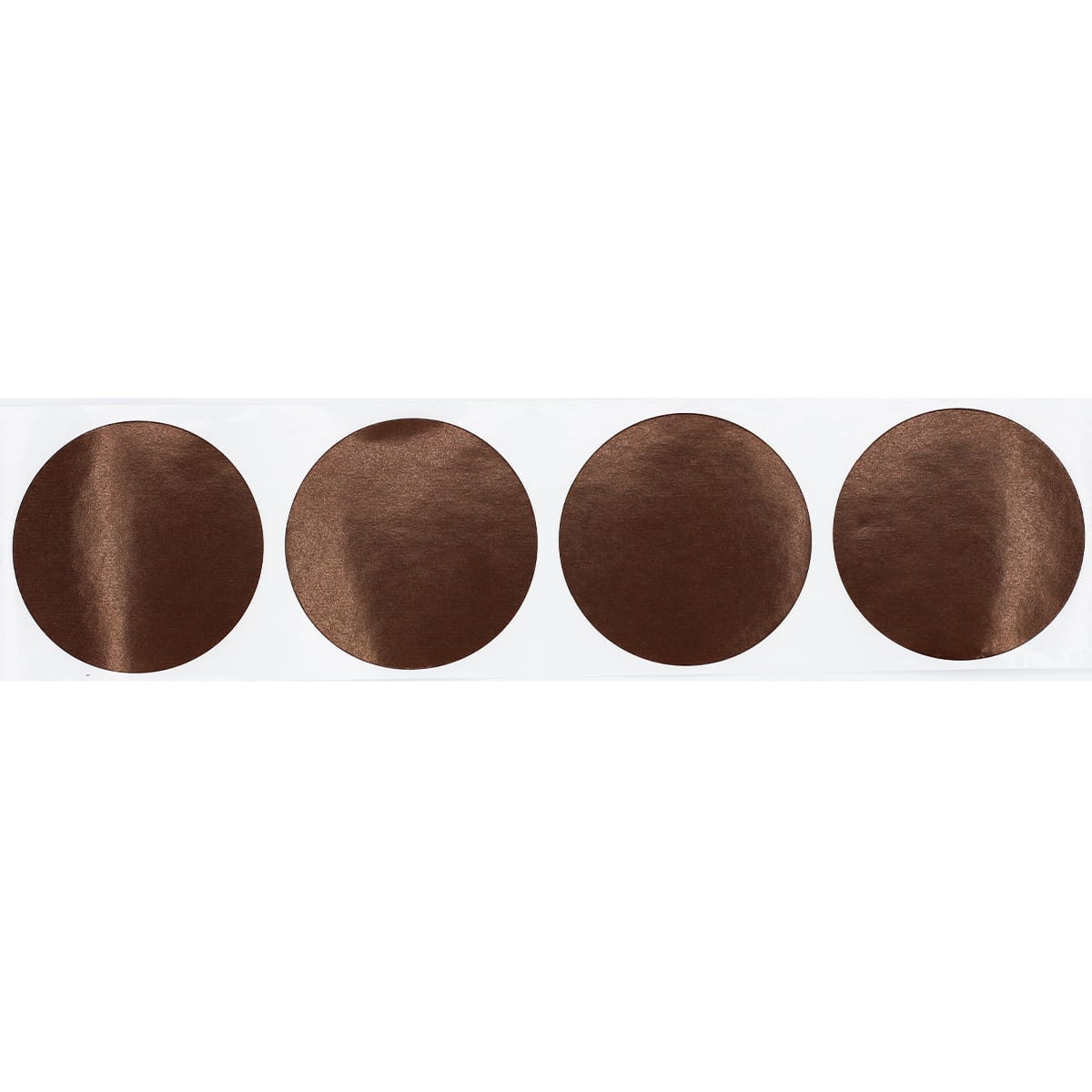 Brown Color Coding Labels 2" Round