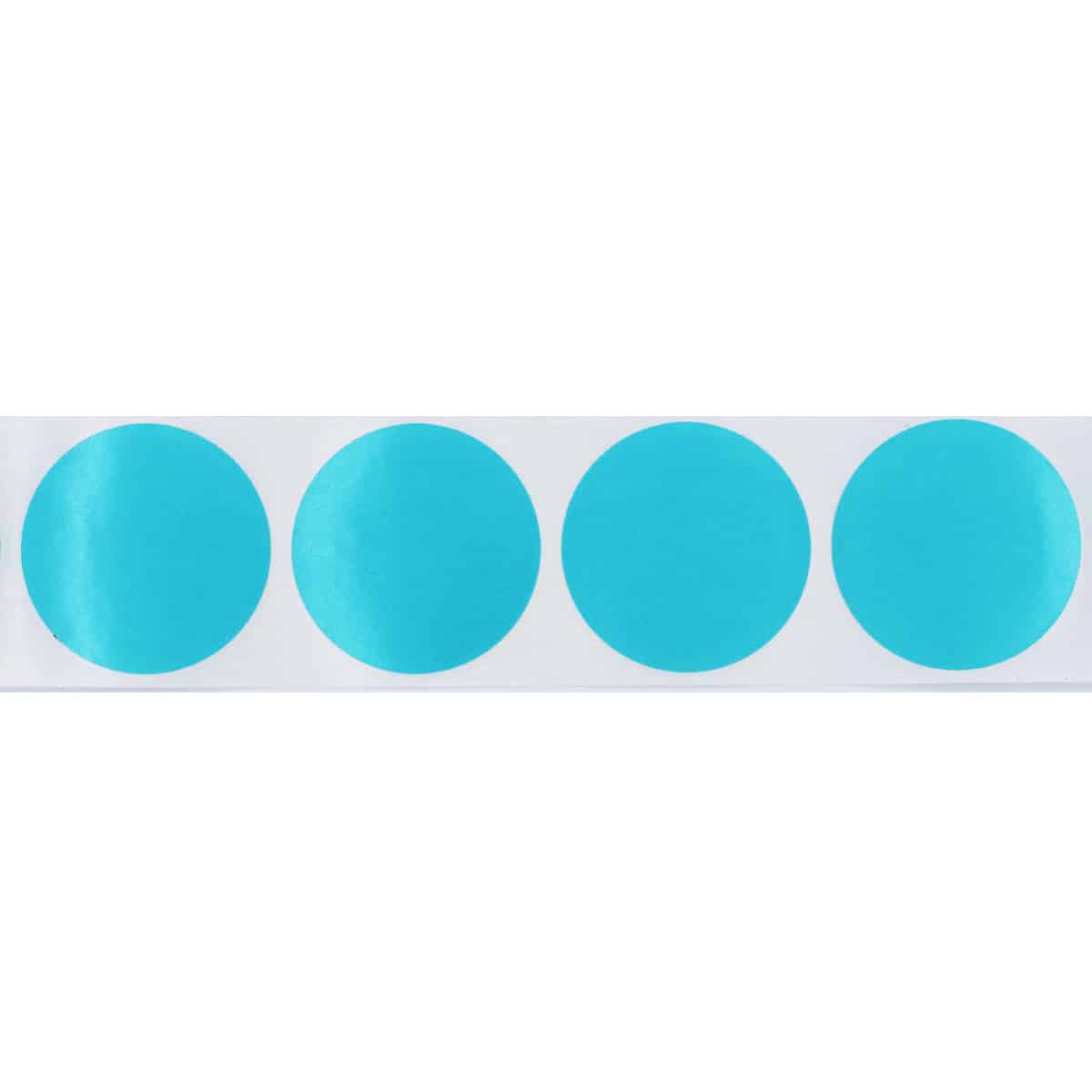 Teal Color Coding Labels 2" Round