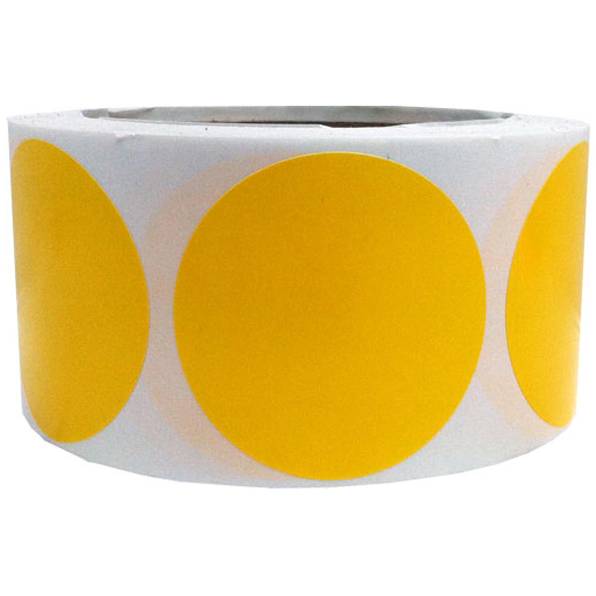 Yellow Color Coding Labels 2" Round