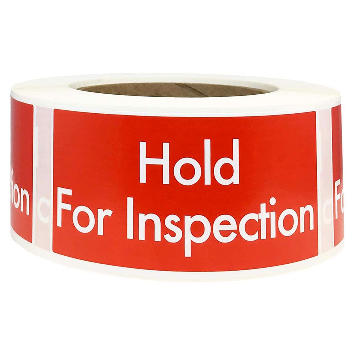 2 x 4" Hold For Inspection Warehouse Labels