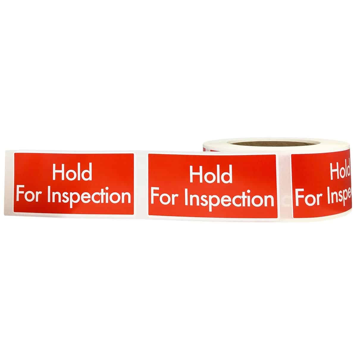 2 x 4" Hold For Inspection Warehouse Labels