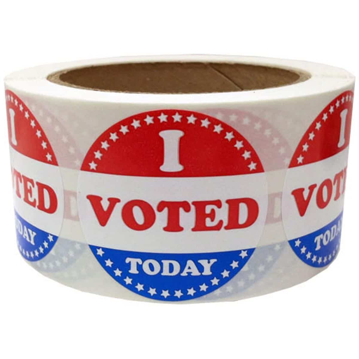 I VOTED TODAY Stickers Semi-Gloss 2"