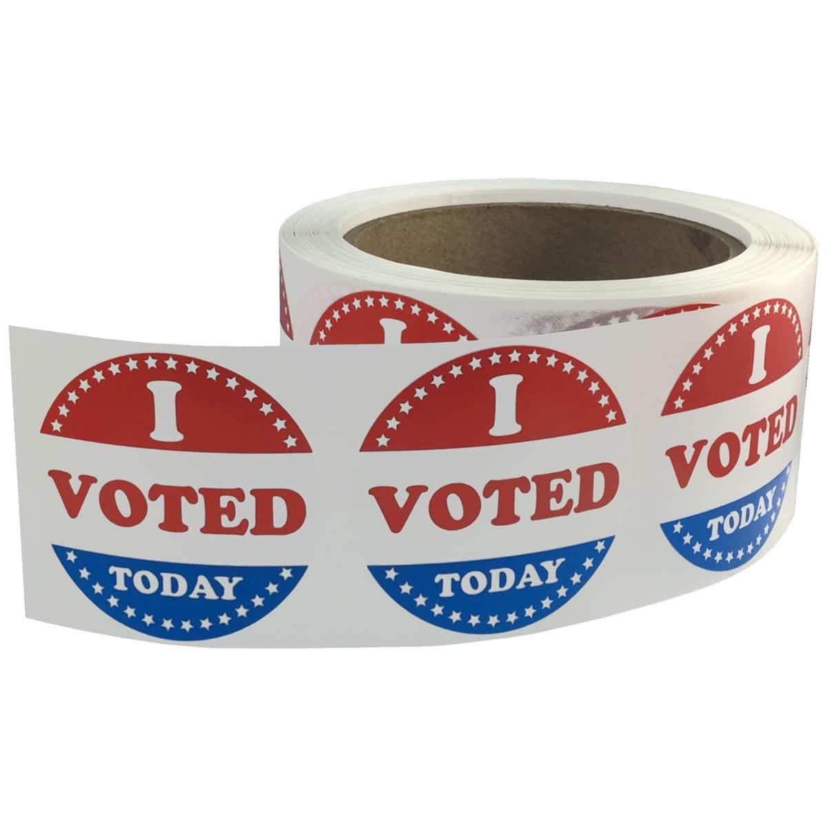 I VOTED TODAY Stickers Semi-Gloss 2"