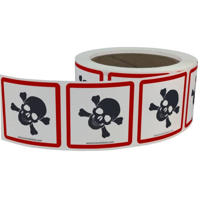Fatal Razack Labels Poison Fatal Substances Pictogram GHS Warning Labels | InStockLabels.com