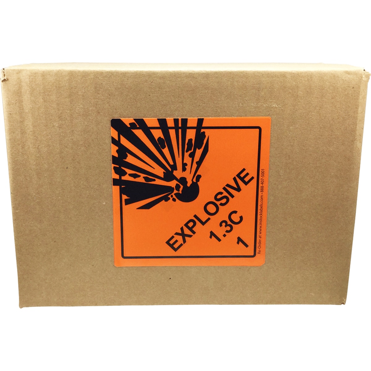 Hazmat DOT Warning Labels Explosive Class 1.3 C