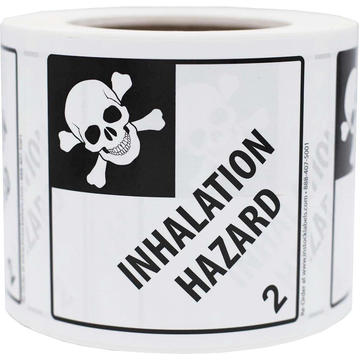 DOT Inhalation Hazard Labels Class 2