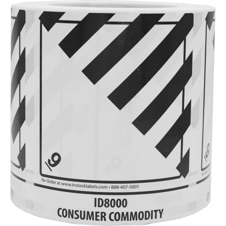 Consumer Commodity ID8000 Hazard 9 Labels Quantity 500 - InStockLabels.com