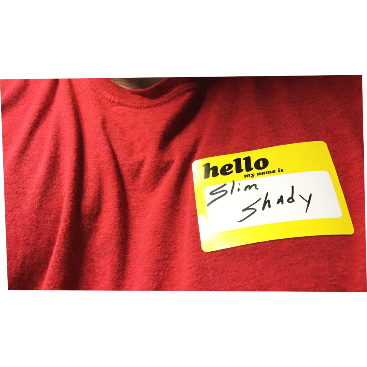 Yellow Visitor Stickers - Hello My Name Is